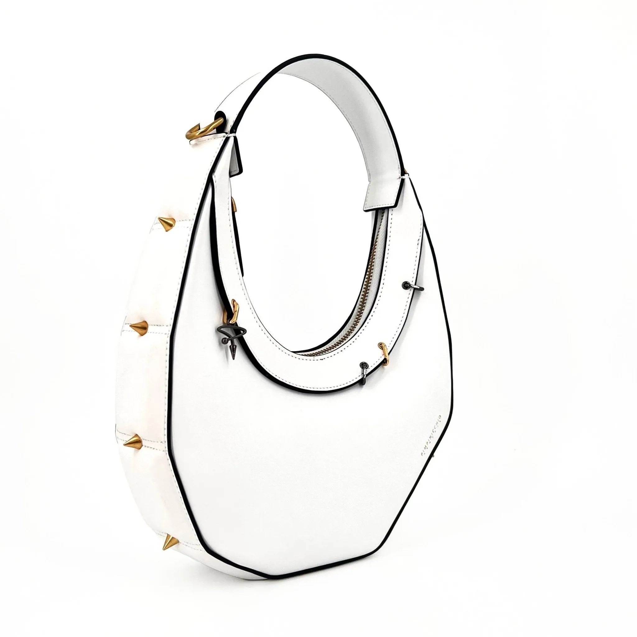 515W Asymmetrical Hobo Bag In Black