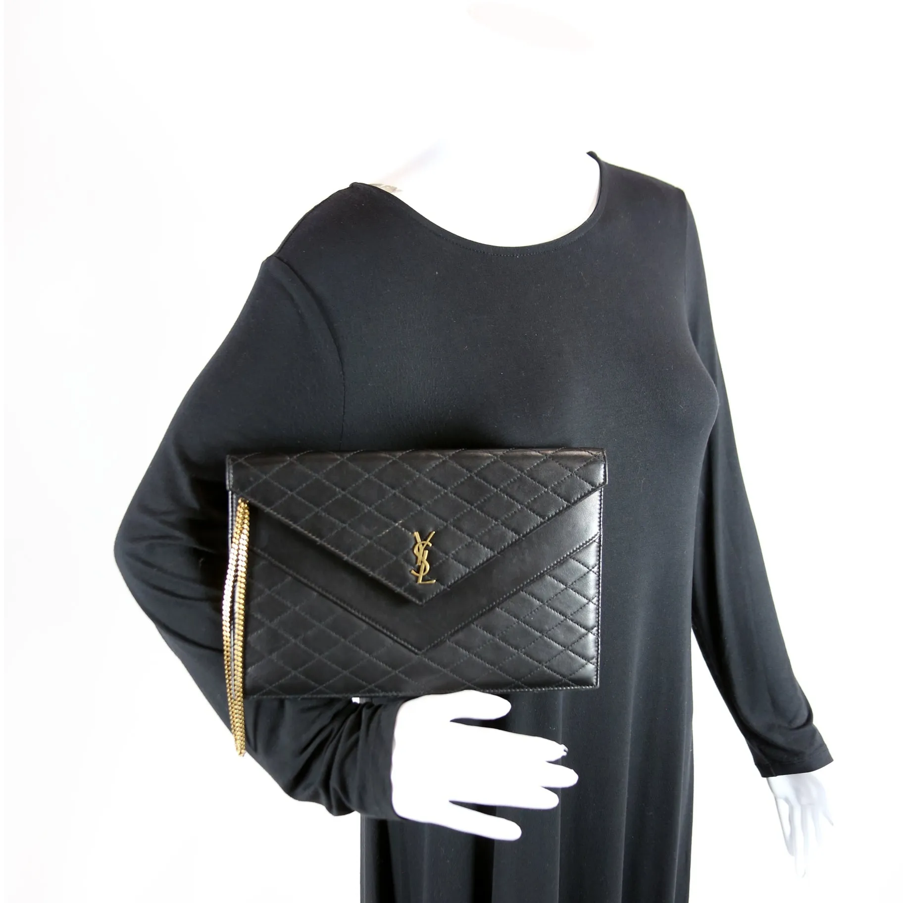 685596 Gaby Double Flap Chain Pouch