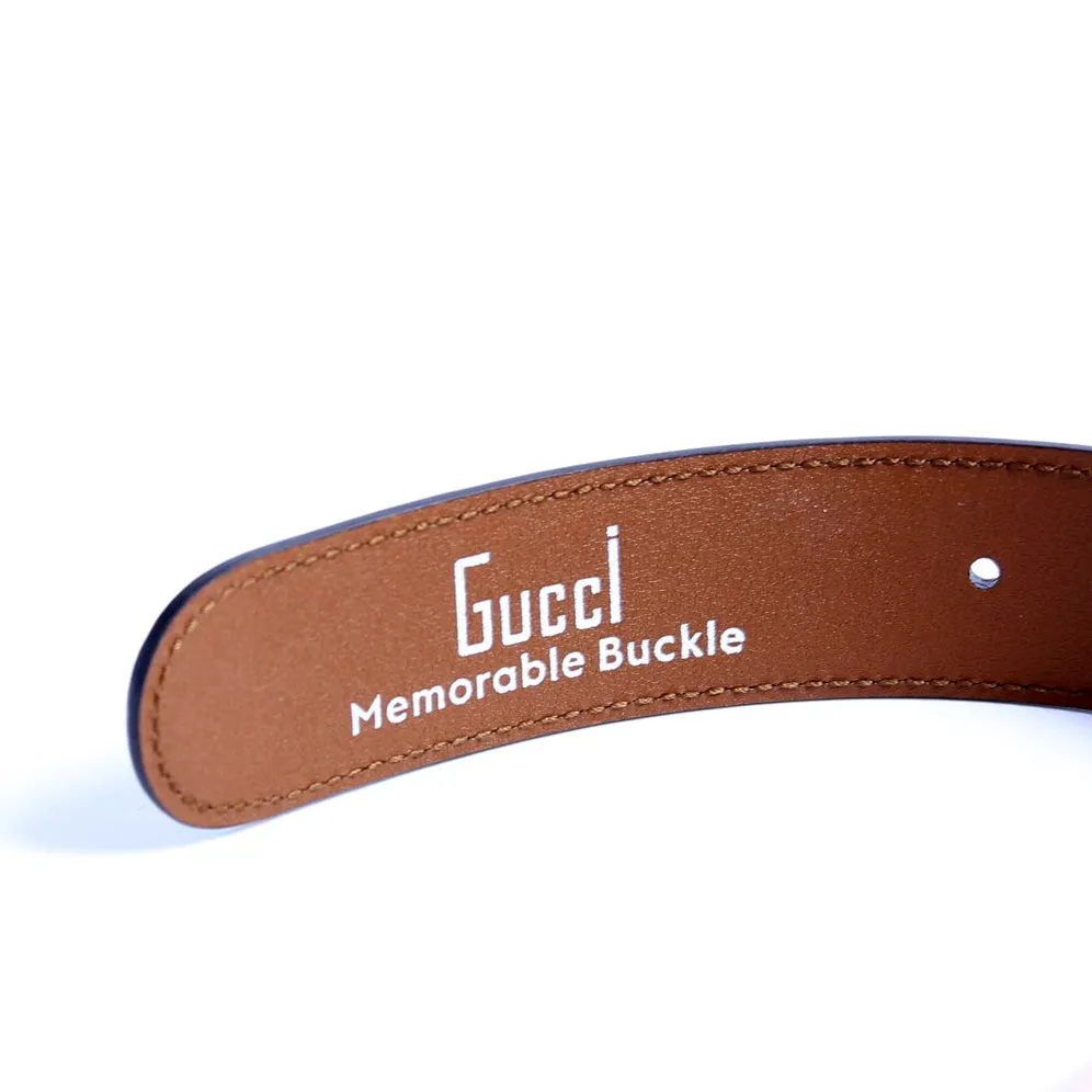 709958 G Square Two Tone Belt Size 90/36 Black/Brown