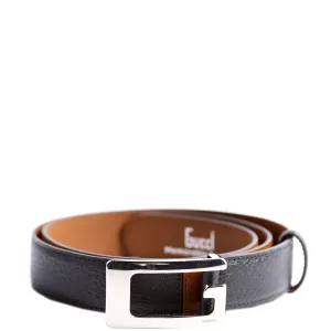 709958 G Square Two Tone Belt Size 90/36 Black/Brown