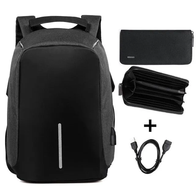 Brand backpack Anti-theft Backpack Bag 15.6 Inch Laptop Notebook Mochila Male Waterproof Back Pack Backbag School Backpack