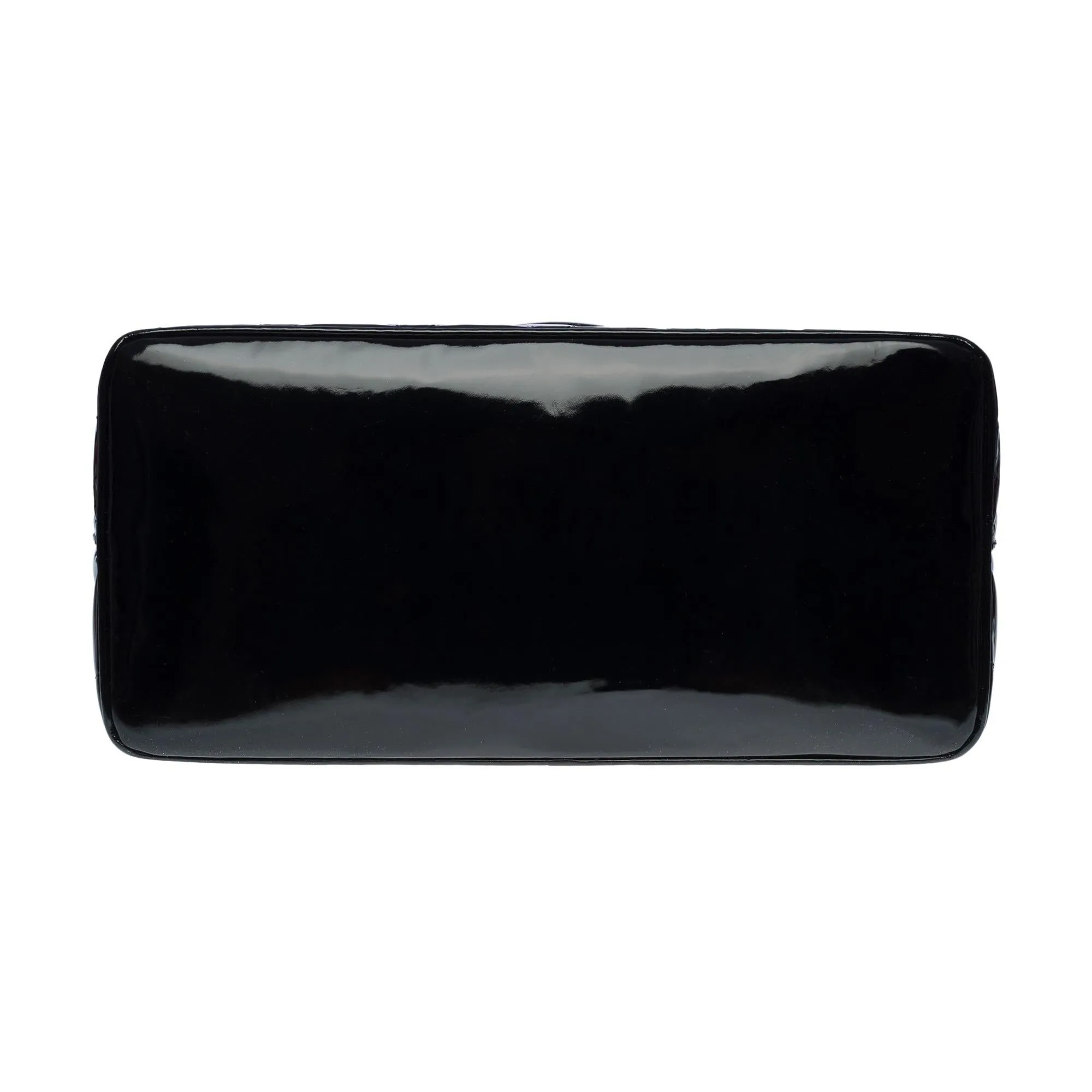CHANEL Beautiful Cabas Medallion bag in black patent leather, SHW